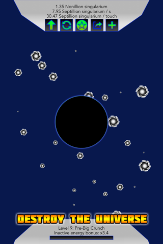 Black hole clicker screenshot 2