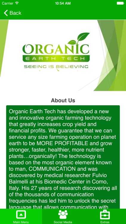 Organic Earth Tech screenshot-3