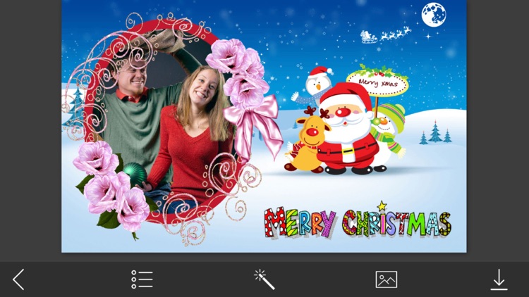 Christmas Jingle bell Frame -InstantFotoFrames screenshot-3