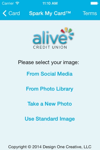 Alive Credit Union Spark My Card screenshot 2