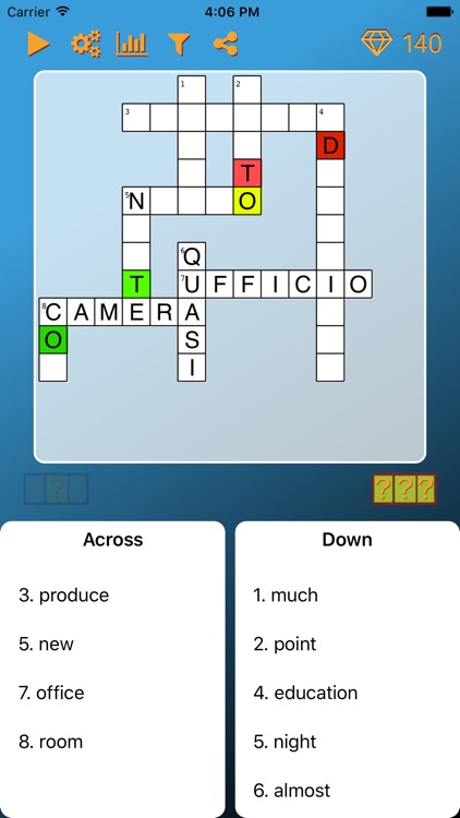 World Cross Word Italian