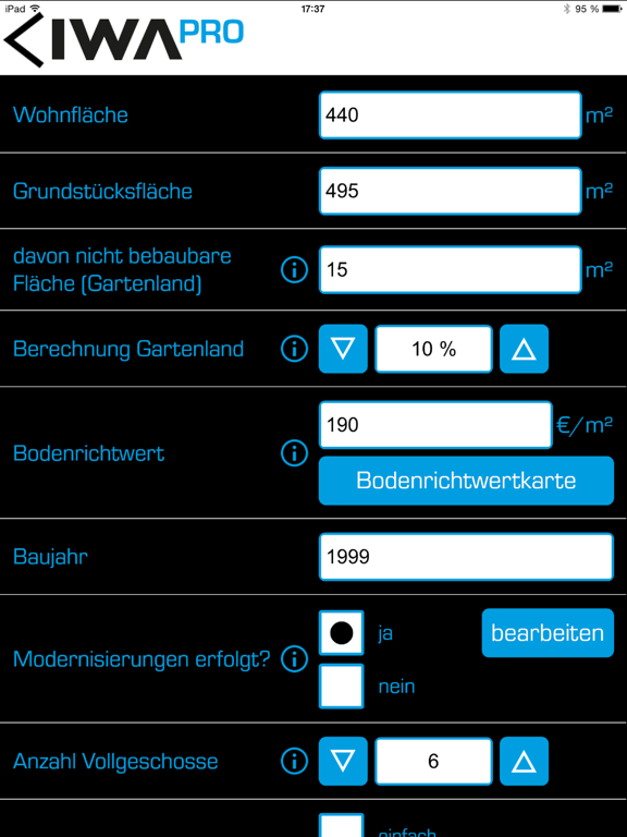 Screenshot #6 pour IWA Pro Immobilienbewertung