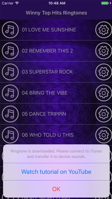 Winny Top Hits Ringtones, enjoy best melodies FREE screenshot 4
