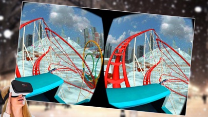 VR - Winter Tourist Roller Coaster Simulator Freeのおすすめ画像2