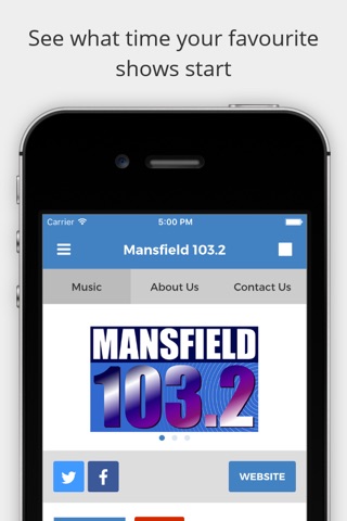 Mansfield 103.2 screenshot 2