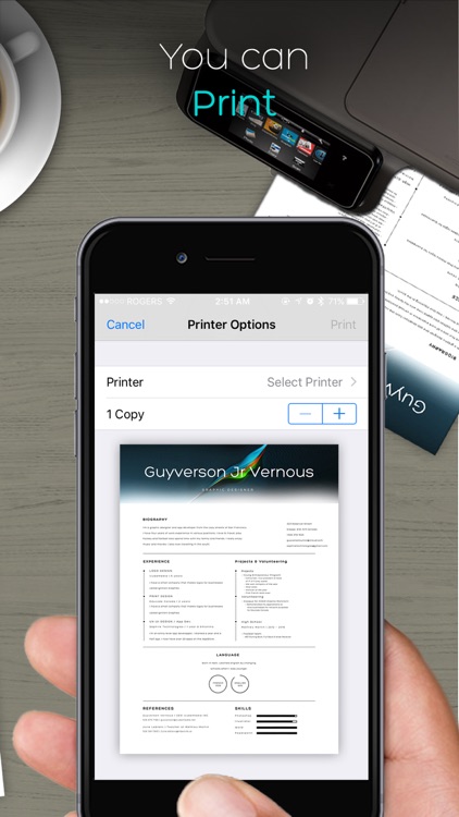 QuickScanner: OCR PDF Scanner & Printer for Documents Emails Receipts screenshot-3