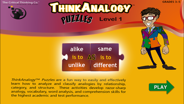 ThinkAnalogy™ Puzzles Level 1