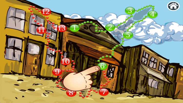 Wild West - Connect Dots for kids (Premium)