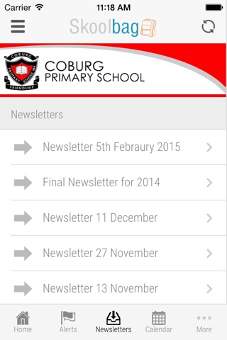 Coburg Primary School - Skoolbag screenshot 4