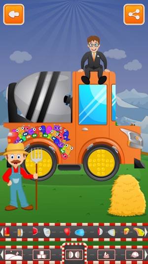 Little Tractor Builder Factory and Build Trucks for Kids(圖5)-速報App