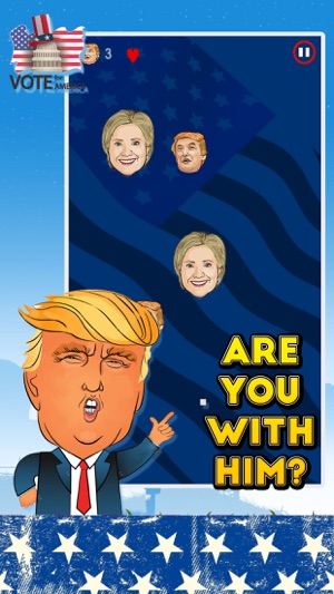 Game for US Election 2016:Trump & Hillary & Bernie(圖3)-速報App