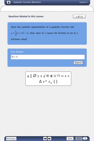 Explore Quadratic Functions screenshot 2