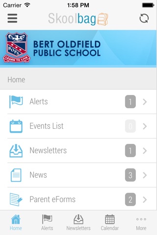 Bert Oldfield Public School - Skoolbag screenshot 2