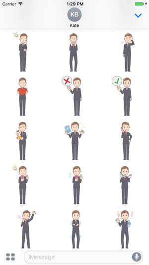 Sticker Me: Young Business Man(圖4)-速報App