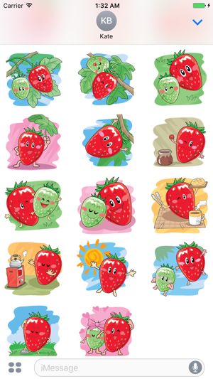 Sticker Me: Happy Strawberry(圖2)-速報App