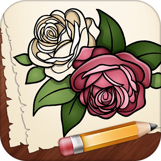 How To Draw a Flower iOS App