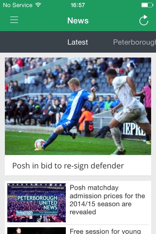 Peterborough Football screenshot 2