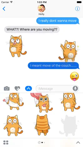 Game screenshot Kitty Cat – Cute Stickers for iMessage mod apk