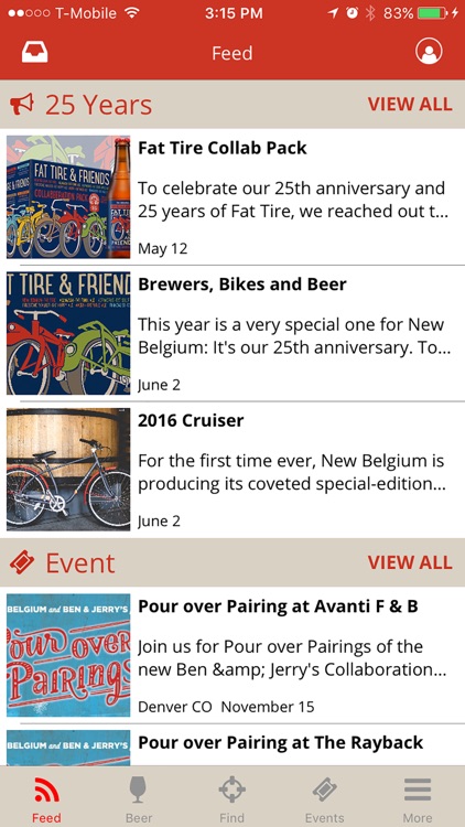 New Belgium Beer Mode