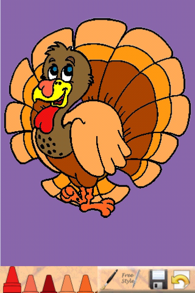 Thanksgiving Coloring Book! screenshot 2