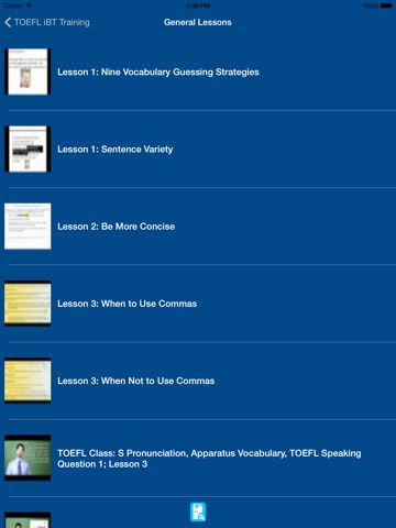 TOEFL iBT Preparation - Lessons  & Exam Tips screenshot 4