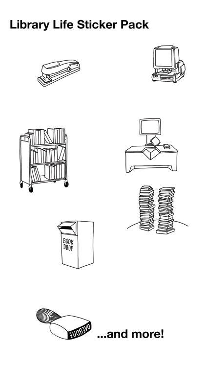 Library Life Sticker Pack
