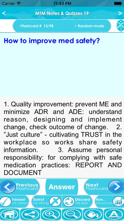 MTM Exam Review App - Study Notes, Quiz & concepts
