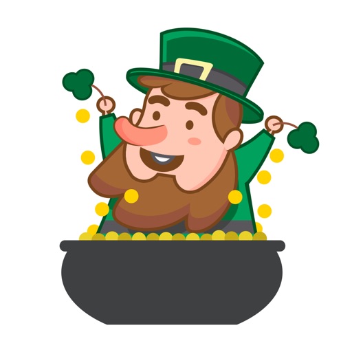 St Patricks Day Leprechaun Sticker Pack