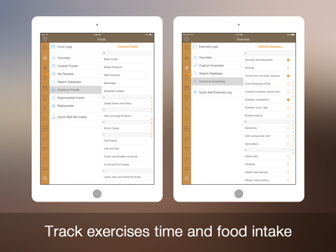 Daily Carb Pro for iPad - Carbs Counter & Tracker - náhled