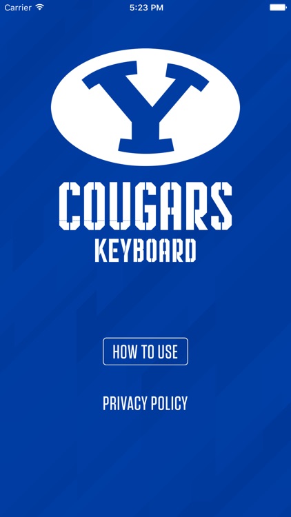 Rep the Y - BYU emoji keyboard screenshot-3