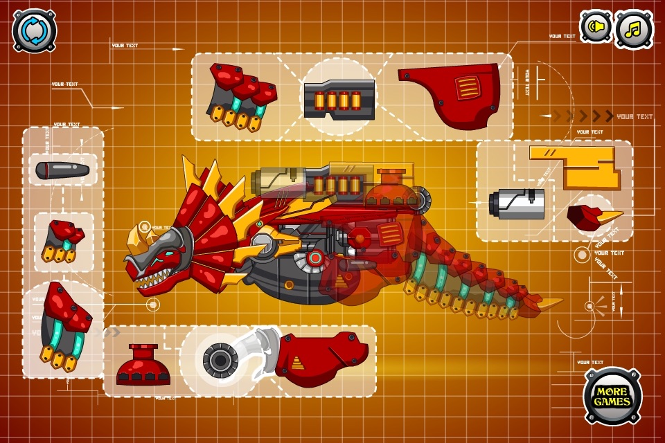 Steel Dino Toy : Triceratops screenshot 4