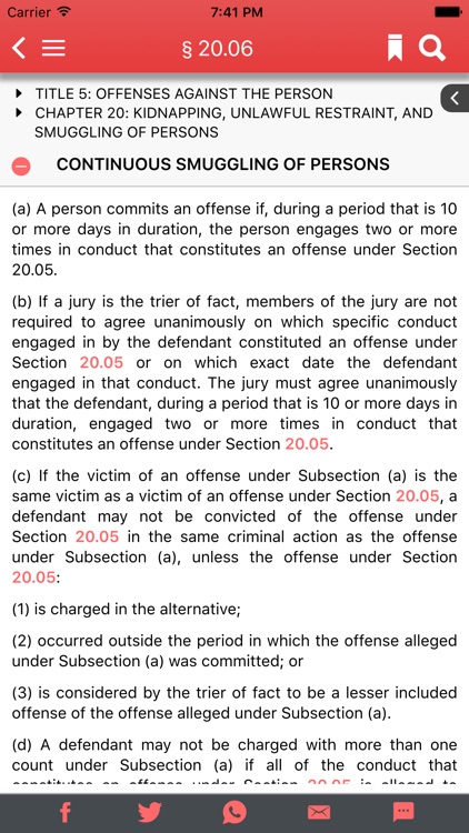 Texas Penal Code 2017
