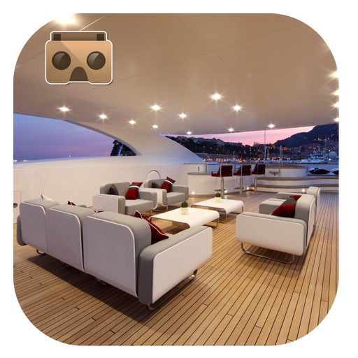 VR Visit Lavish Living Room 3D View Icon