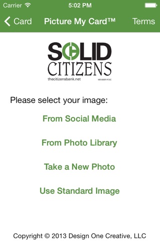Solid Citizens Photo Card screenshot 2