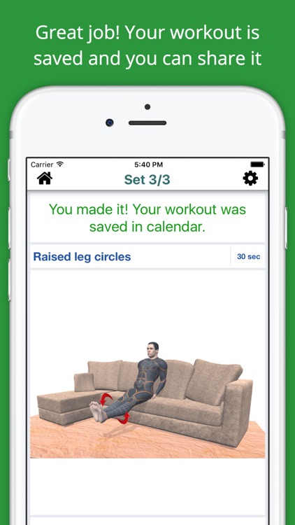 Home Sofa Workout Challenge Free - Lose Weight screenshot-3