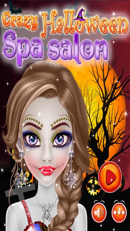 Crazy Halloween Spa Salon - Kids game for girls