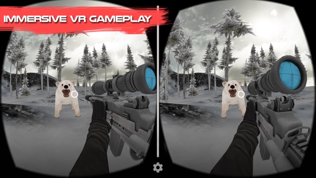 Polar Bear Sniper Hunting - Virtual Reality (VR)(圖2)-速報App