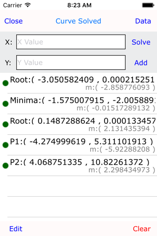 Curve Fit Graph Calculator screenshot 3