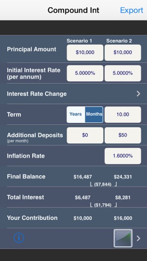 Compound Interest Calculator Plus(圖4)-速報App