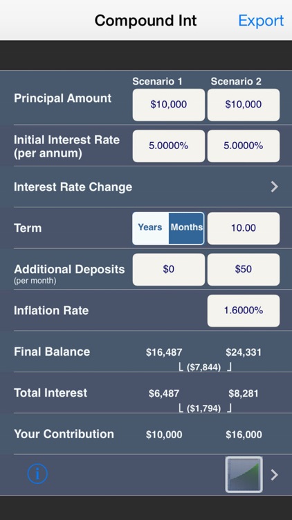 Compound Interest Calculator Plus screenshot-3