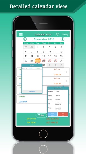 Hours Logger - Invoices & Client Billing(圖1)-速報App