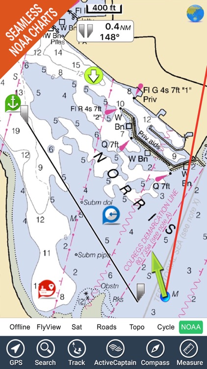 Marine : Miami to Key West HD - GPS Map Navigator