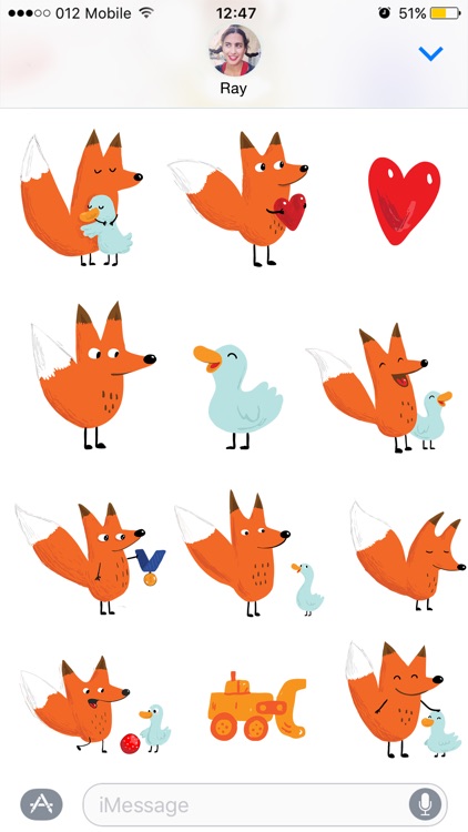 Fox & Duck by The Catbears by Maayan Malka