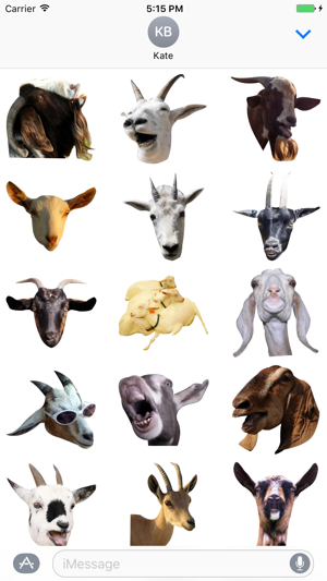 Goat Sticker for iMessage(圖2)-速報App