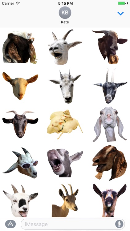 Goat Sticker for iMessage