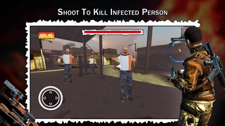 Zombie Sniper Shoot-Commando Front Call of Zombies
