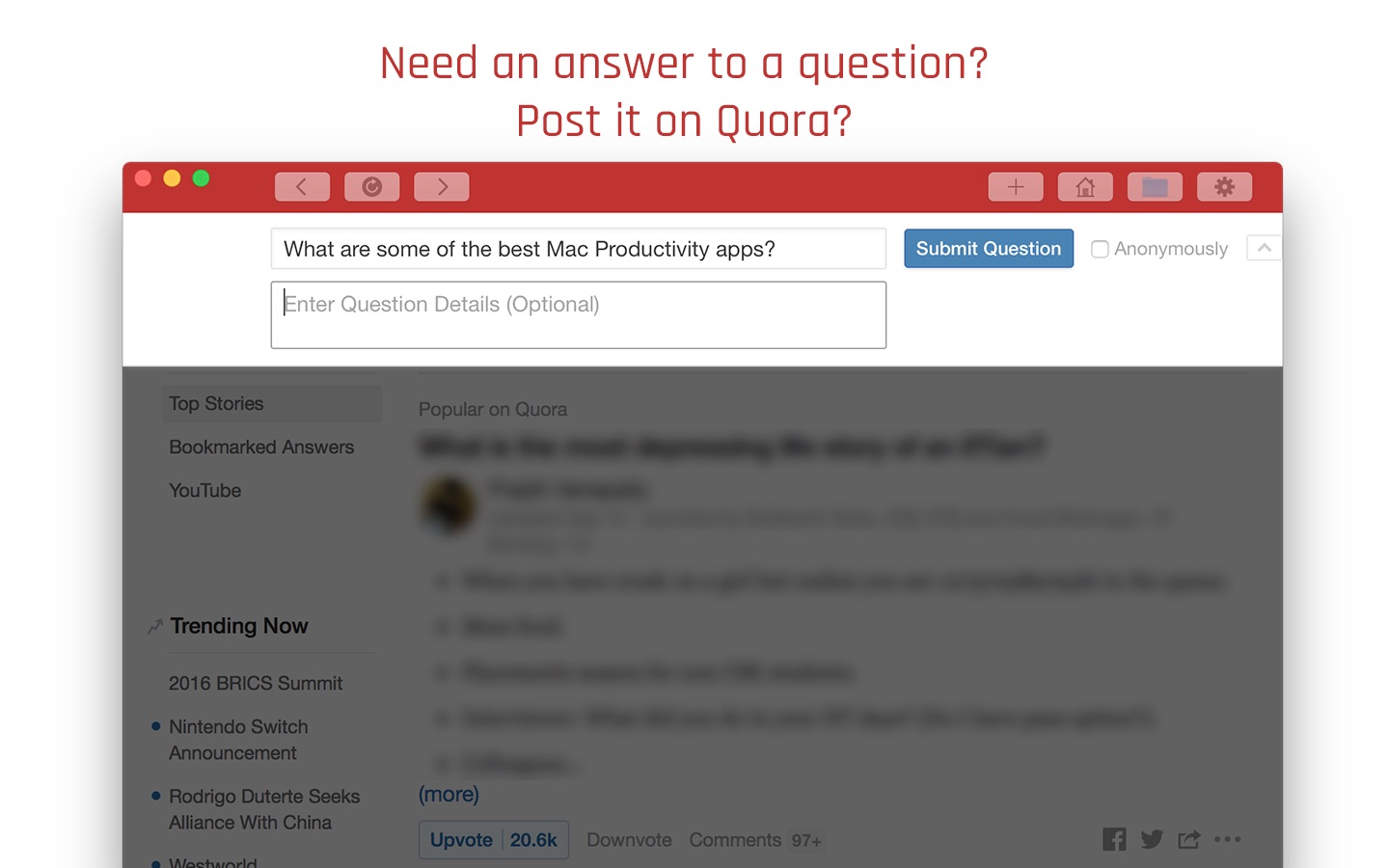 DesktopReader For Quora