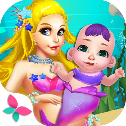 Mermaid Real Give Birth-Kids Salon Game icon