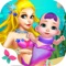 Mermaid Real Give Birth-Kids Salon Game