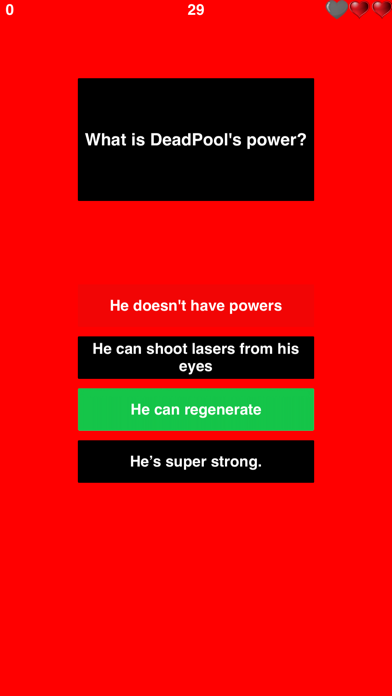 Trivia for Deadpool - Fun Super Hero Quiz screenshot 4